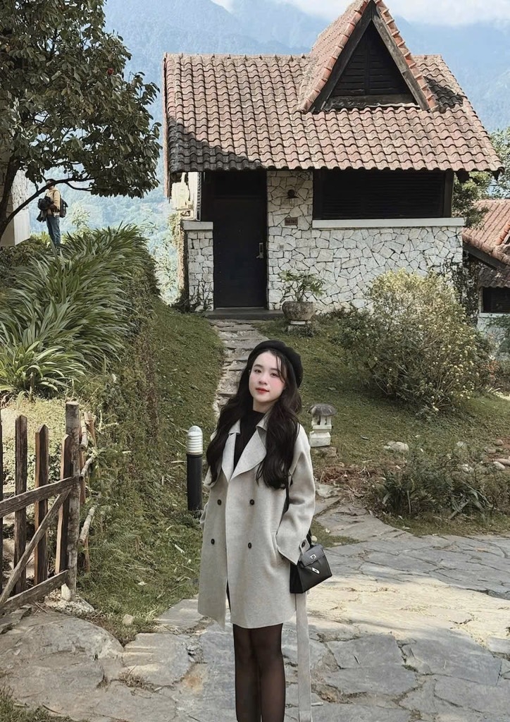 ÁO KHOÁC DẠ DÁNG CHÙM MÔNG NỮ THU ĐÔNG