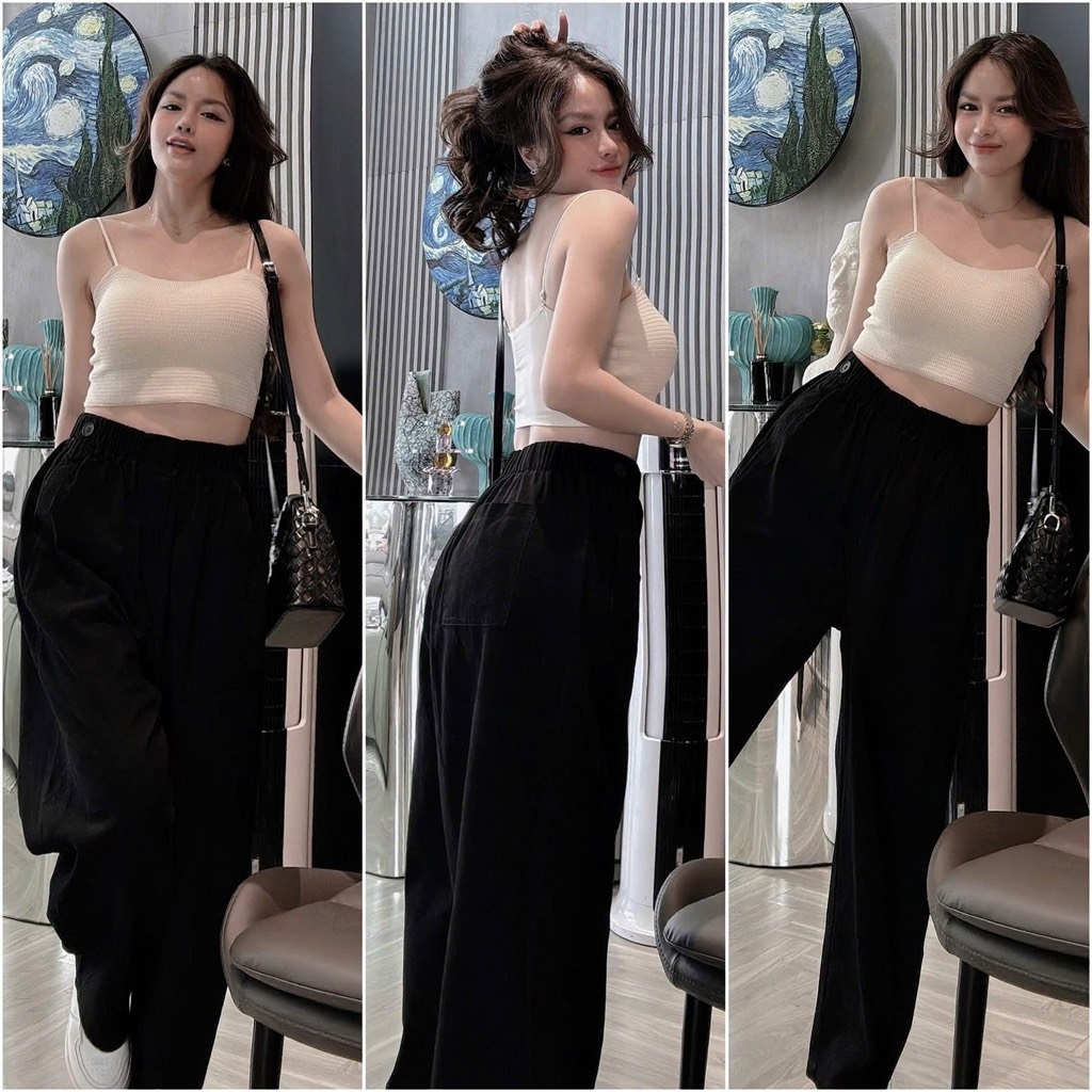 QUẦN KAKI ĐÍNH CÚC NỮ