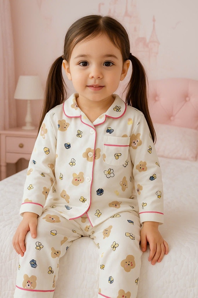 SET 2 BỘ ĐŨI DÀI PIZAMA 2 MÀU BÉ TRAI BÉ GÁI