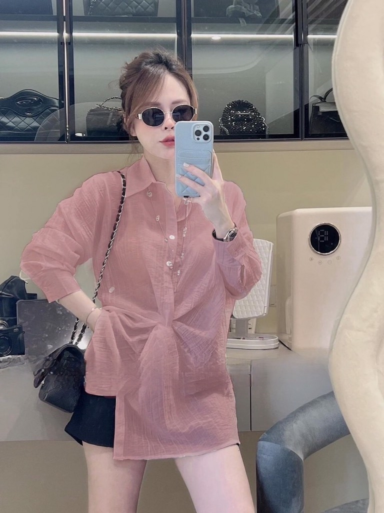 ÁO SƠ MI XOẮN EO 3 MẦU NỮ - (SALE 55k)- SẴN