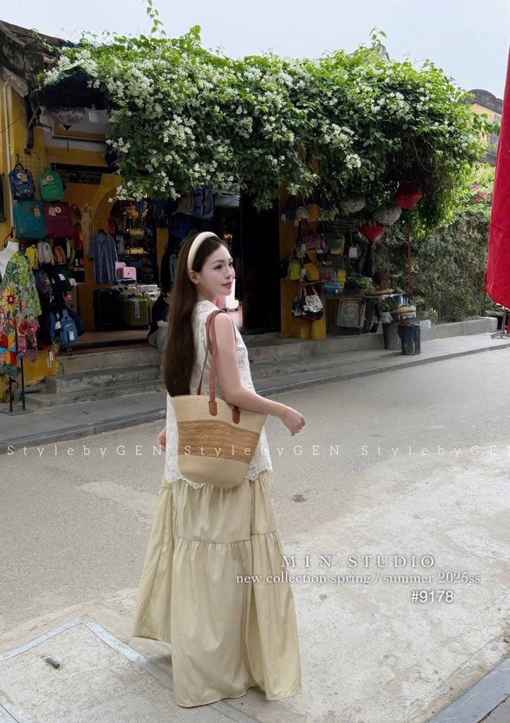 SET ÁO REN MIX CV DÀI NỮ SẴN