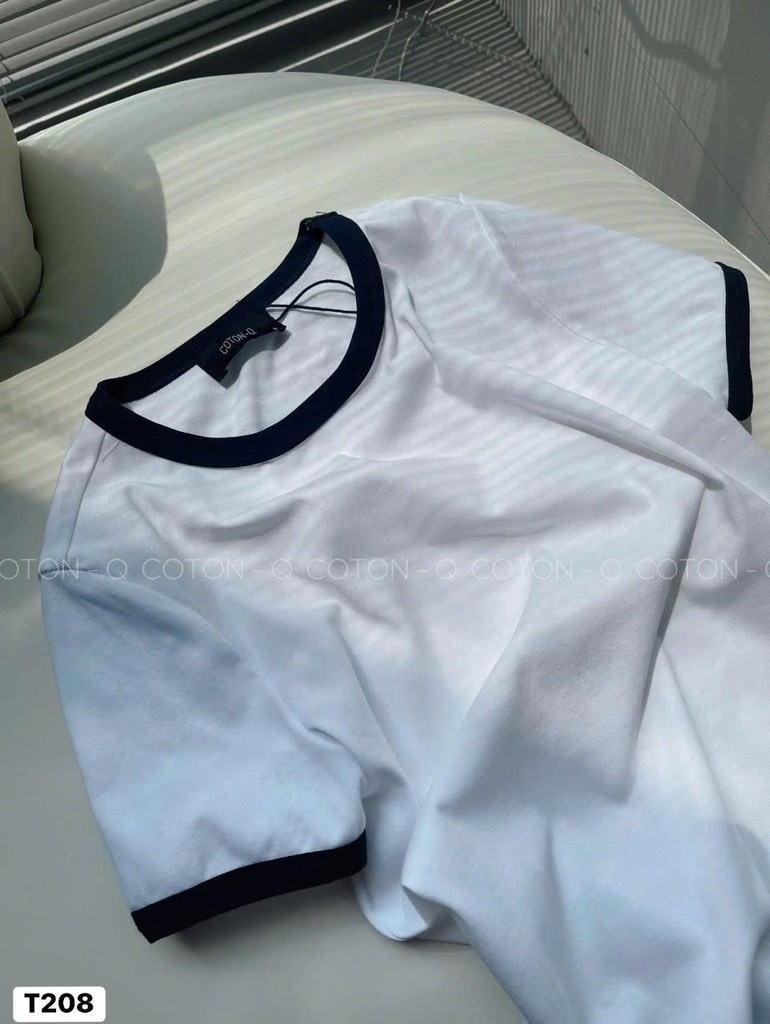 SET 2 ÁO ZIP VIỀN TRẮNG ĐEN NỮ SẴN