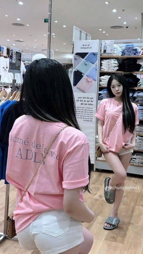 ÁO PHÔNG ADLV HỒNG VÀNG NỮ NEW