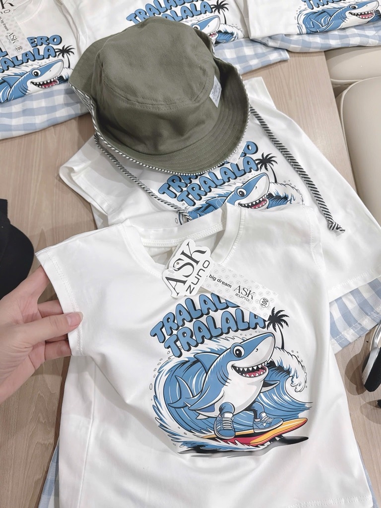 SET SÁT NÁCH TRALALA KẺ XANH BÉ TRAI