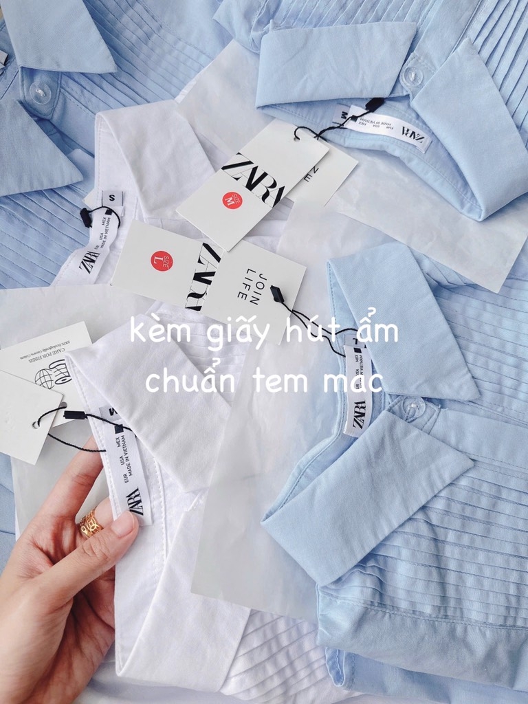ÁO SƠ MI ZR LI DỌC DÀI TAY NỮ SẴN