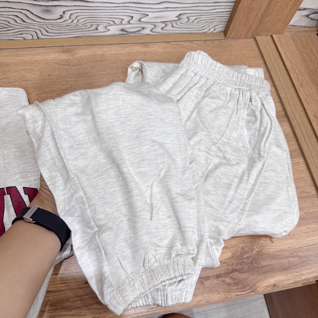 SET BỘ DÀI COTTON BROOKLYN QUẦN BO NỮ THU ĐÔNG