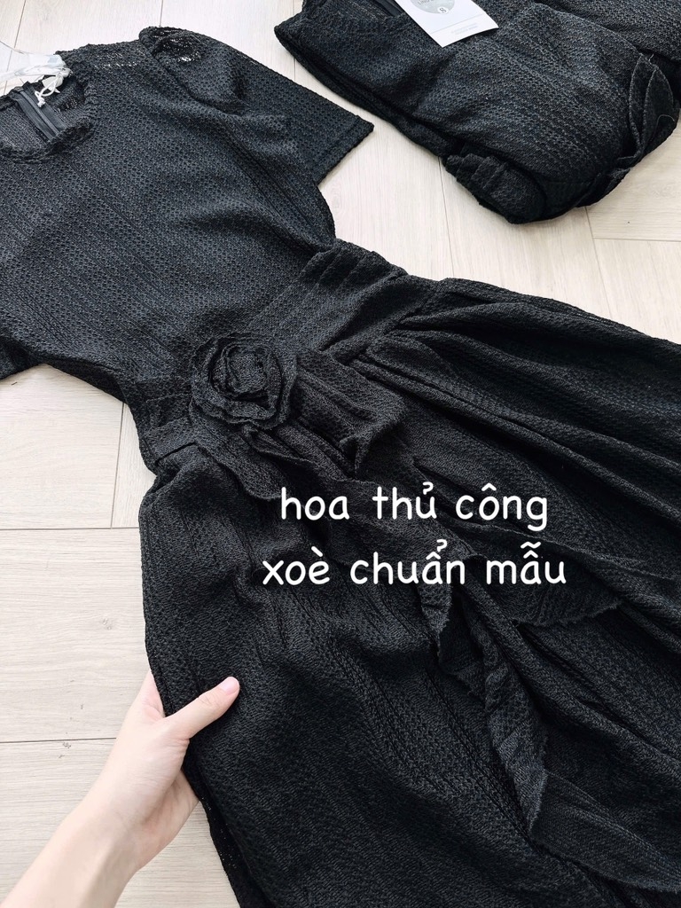 VÁY REN LI EO HOA XOÈ NỮ( xả 159k)