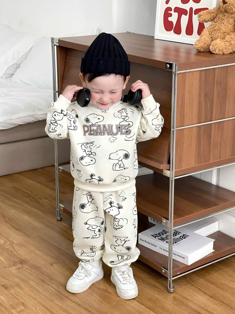 SET DÀI HAI DA CHÚ CHÓ PEANUTS BÉ TRAI