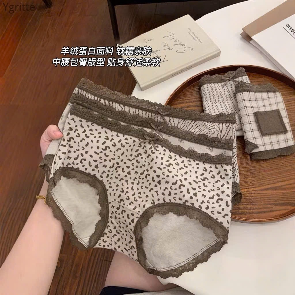 SET 5 QUẦN CHIP TONE NÂU NỮ
