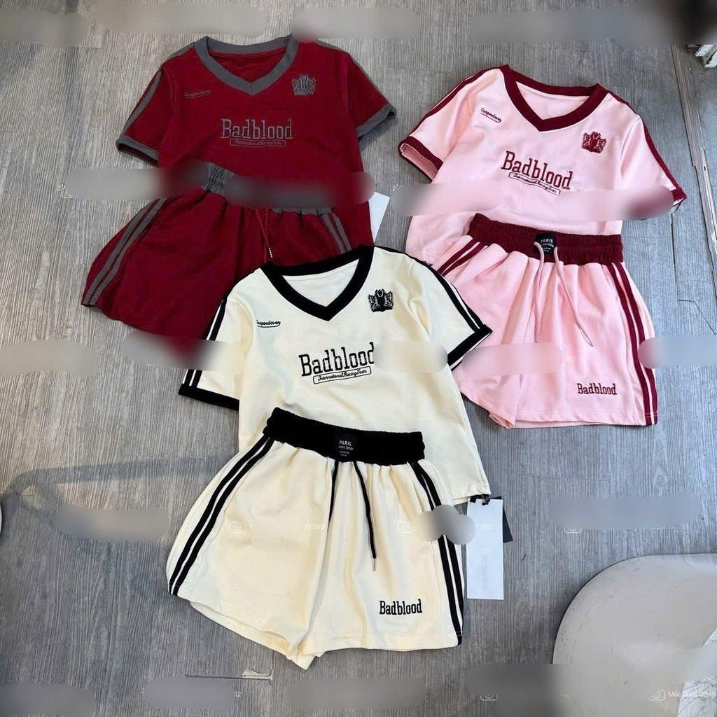 BỘ NỮ CỘC BAD BLOOD 3 MÀU SẴN (SALE 99k)