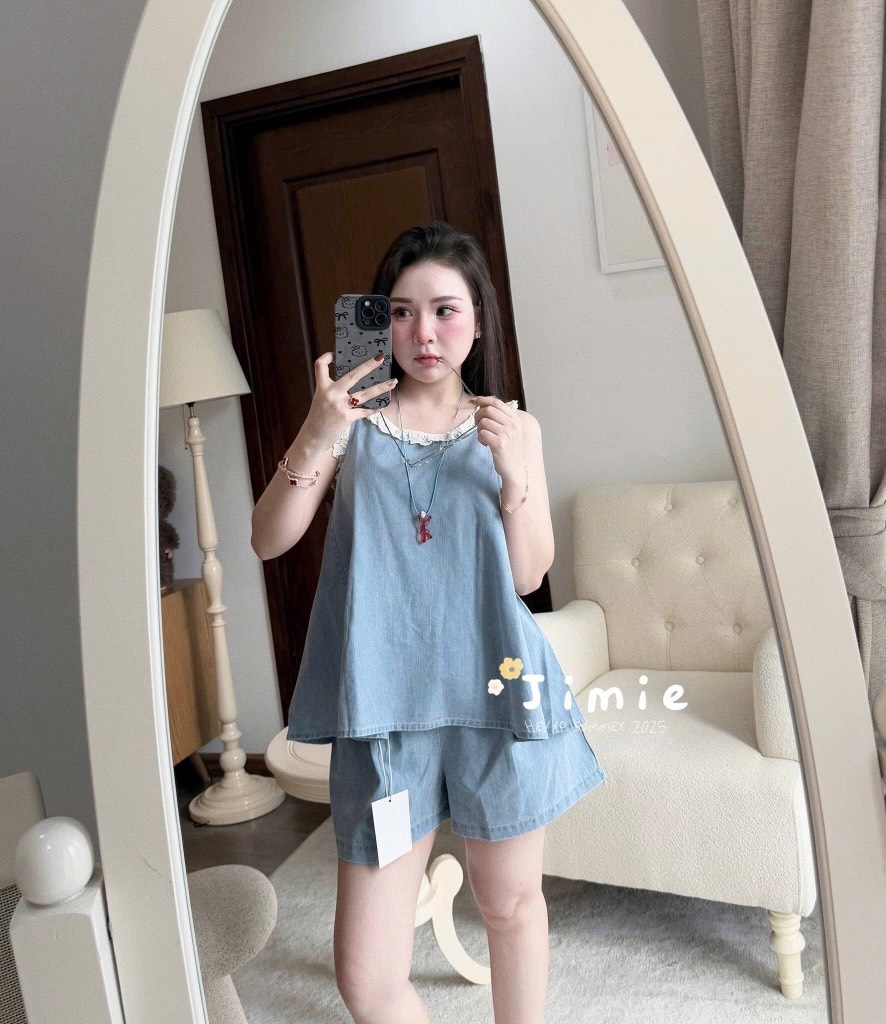 SET BÒ GIẤY 2S VIỀN REN BÈO NỮ SẴN