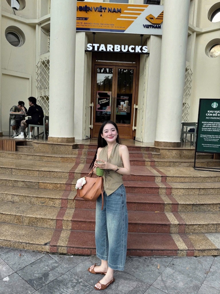 QUẦN BAGGY BÒ NỮ TÚI CÚC