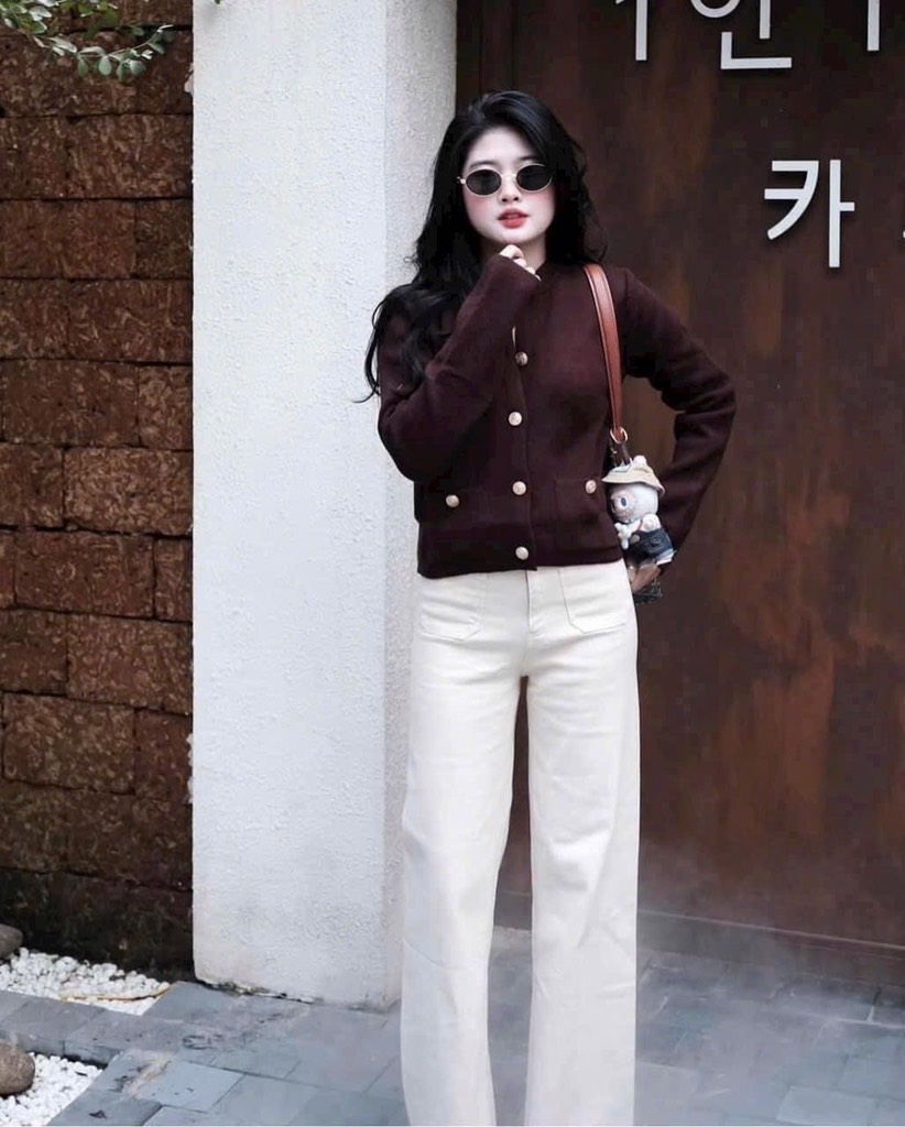 ÁO LEN ZR KHUY ĐỒNG NỮ THU ĐÔNG