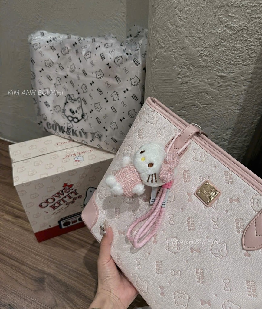 TÚI XÁCH - TÚI HELLO KITTY HỒNG XANH NỮ