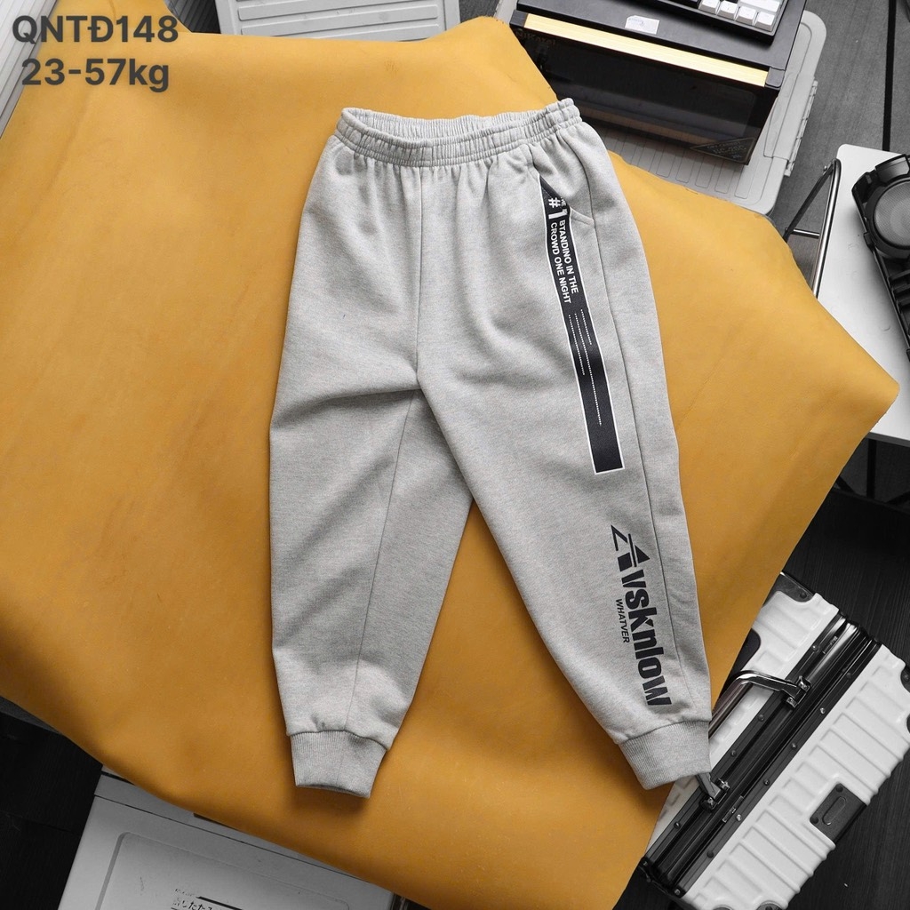 QUẦN DÀI NỈ DA CÁ CAO CẤP SIZE ĐẠI BÉ TRAI