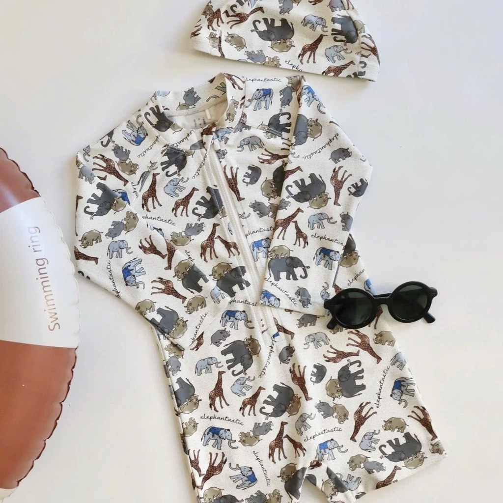 ĐỒ BƠI - SET 2 BỘ BIKINI ANIMALS BÉ TRAI( xả 99k )