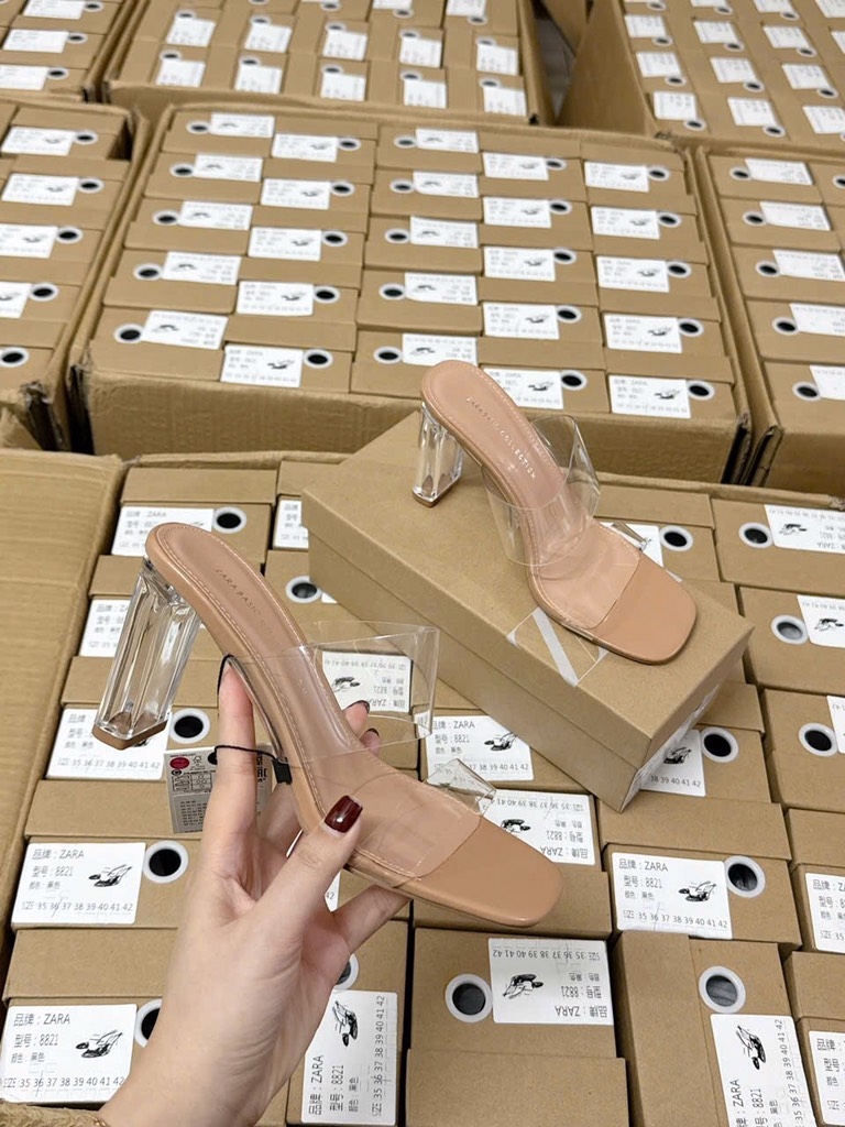 GIÀY DÉP - GUỐC QUAI TRONG ĐẾ 8CM NỮ
