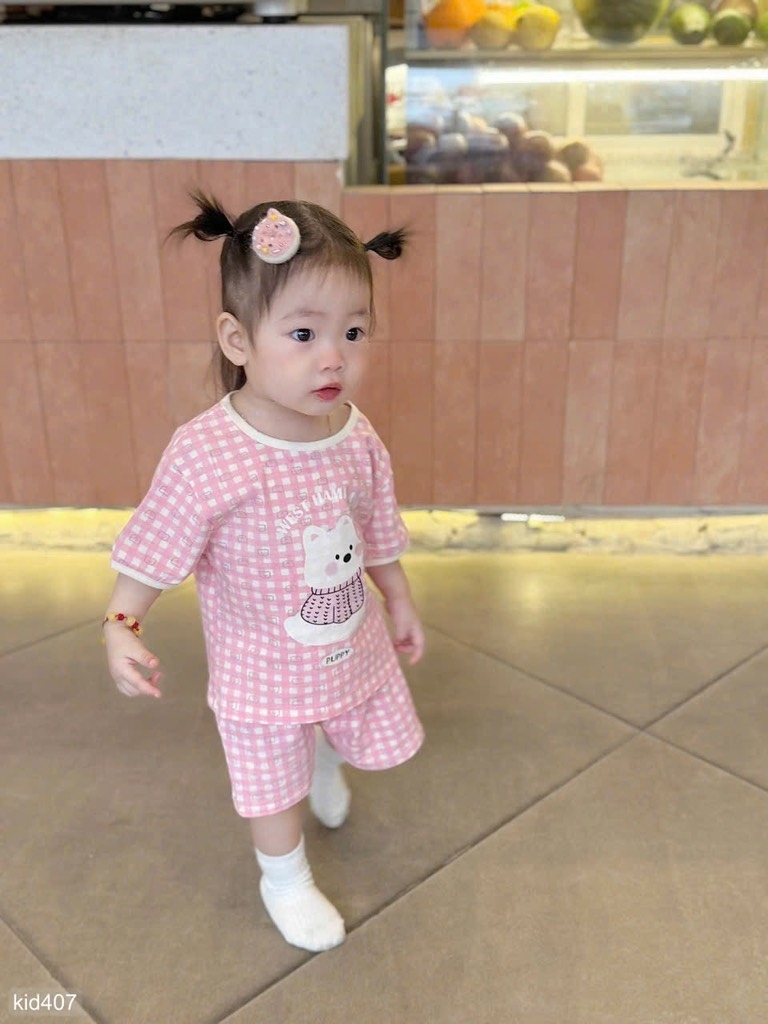 SET 2 BỘ MICKEY TONE HỒNG BÉ GÁI SẴN (XẢ 95k)