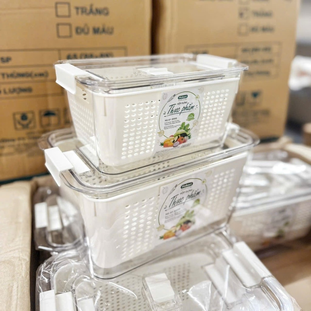 ĐỒ GIA DỤNG - SET 2 HỘP HOKORI ĐỰNG THỰC PHẨM