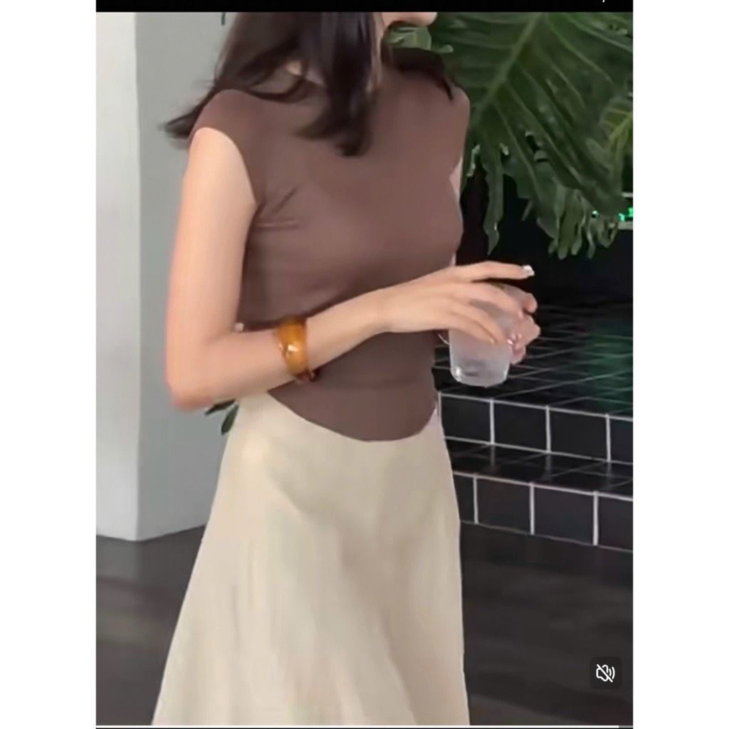 SET CHÂN VÁY ÁO DÚT LƯNG SAU NỮ