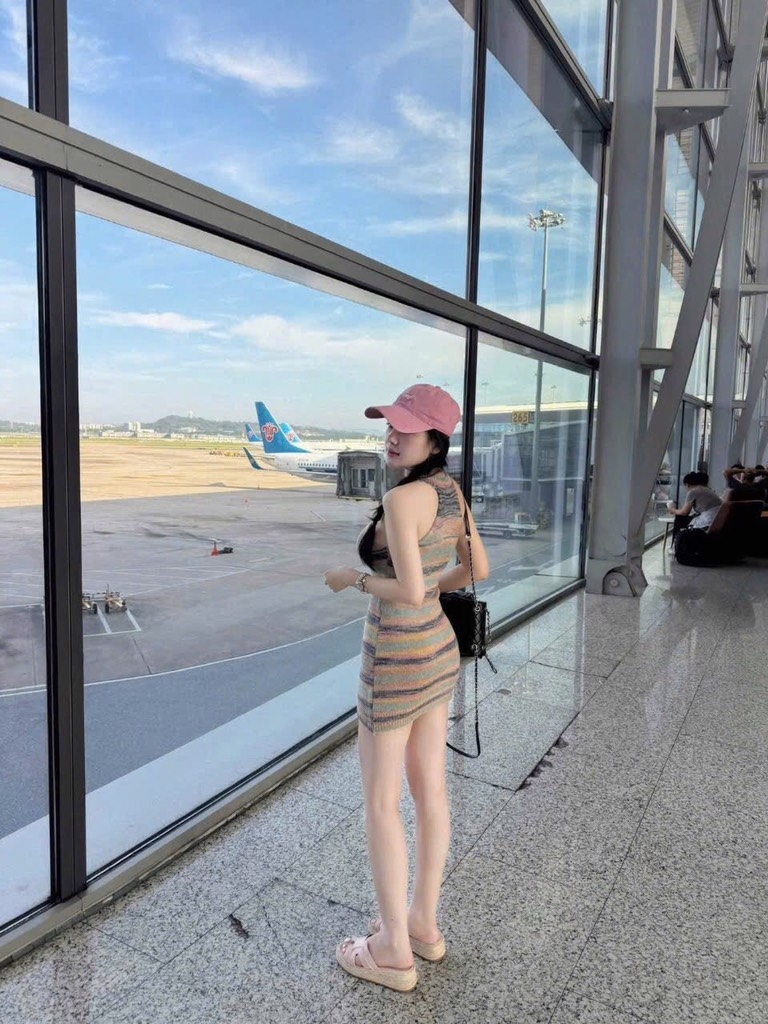 VÁY LEN CỔ YẾM NHIỀU MÀU NỮ