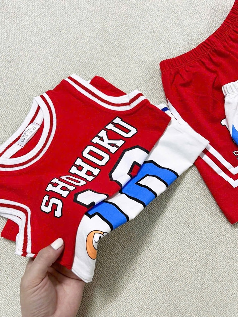 SET 2 BỘ SHOHOKU ĐỎ TRẮNG BÉ TRAI SẴN (XẢ 79k)