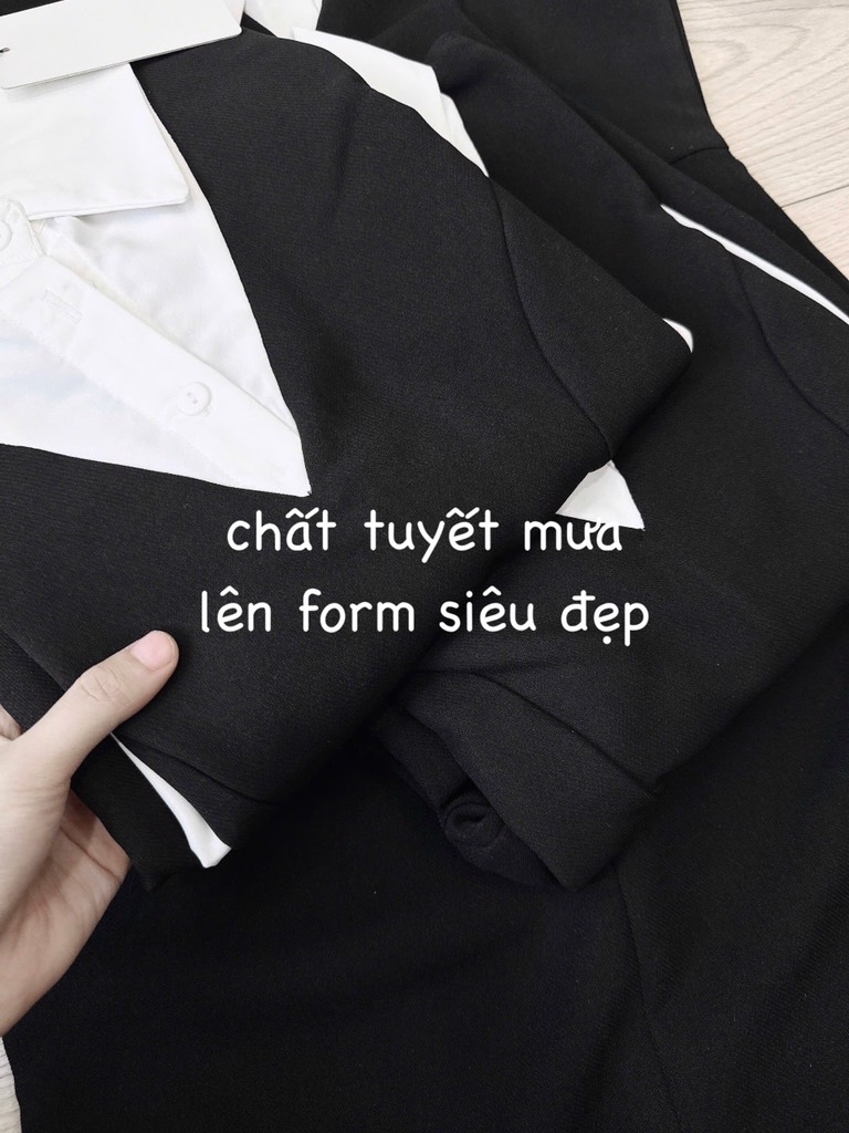 VÁY PHỐI XẺ TRƯỚC NẮP TÚI NỮ THU ĐÔNG SẴN