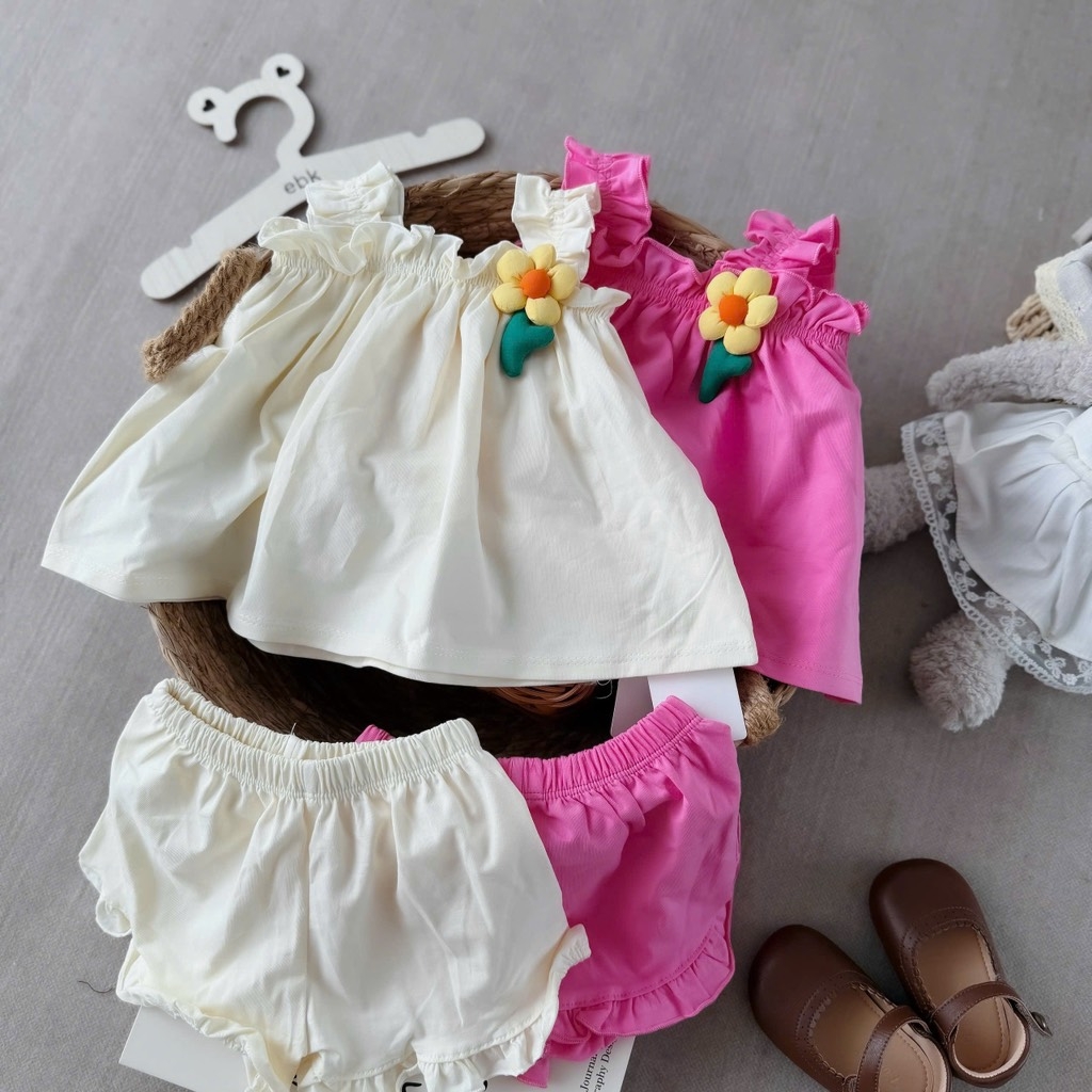 SET 2 BỘ 2 DÂY BÈO ĐÍNH HOA BÉ GÁI SẴN (SALE 95k)