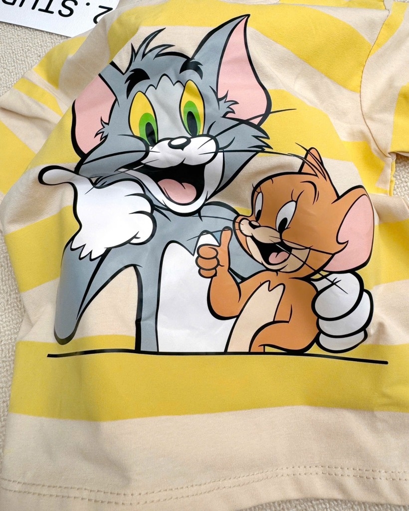 SET 2 BỘ TOM JERRY VÀNG KẺ BÉ TRAI