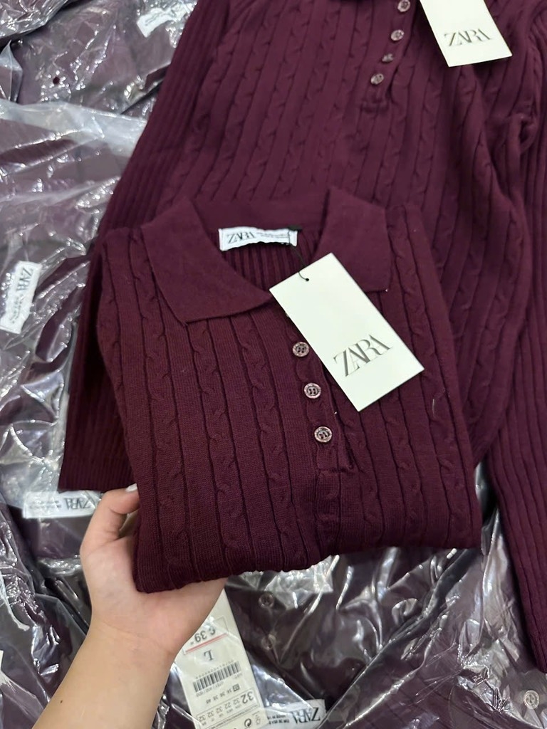 ÁO LEN DỆT VẶN THỪNG 3 MÀU NỮ THU ĐÔNG SẴN