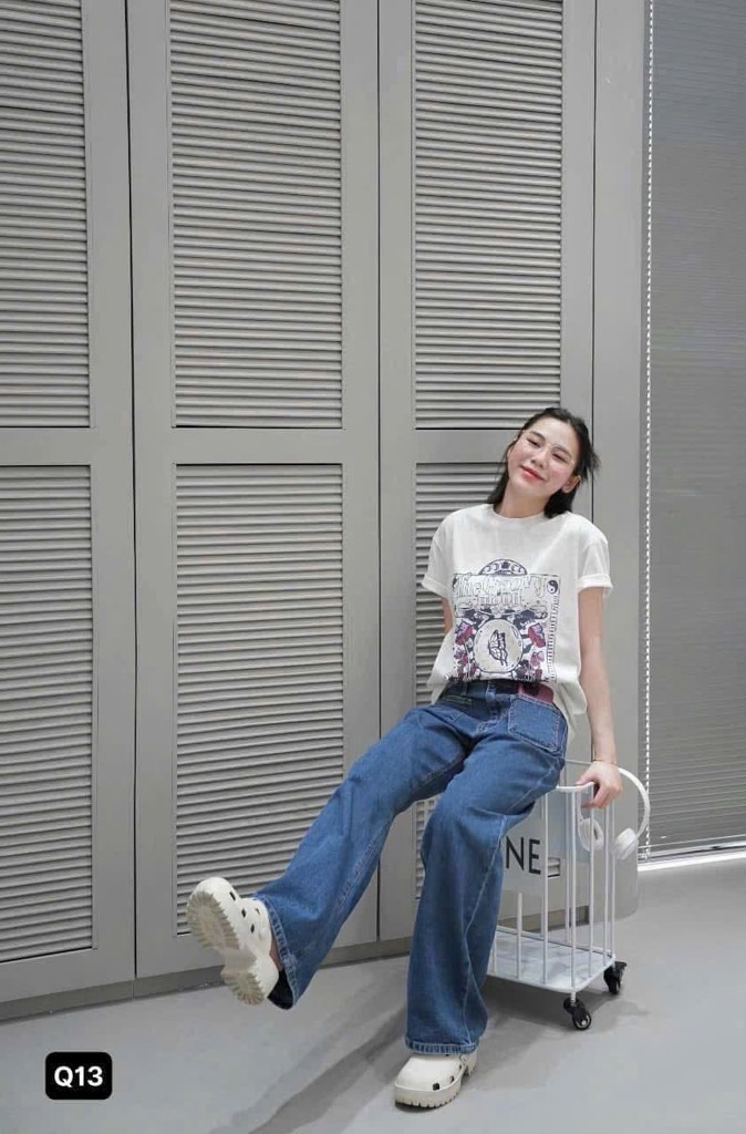 QUẦN JEAN NỮ TUỒN SIÊU CẤP MÀU XANH SẴN (SALE 151k)