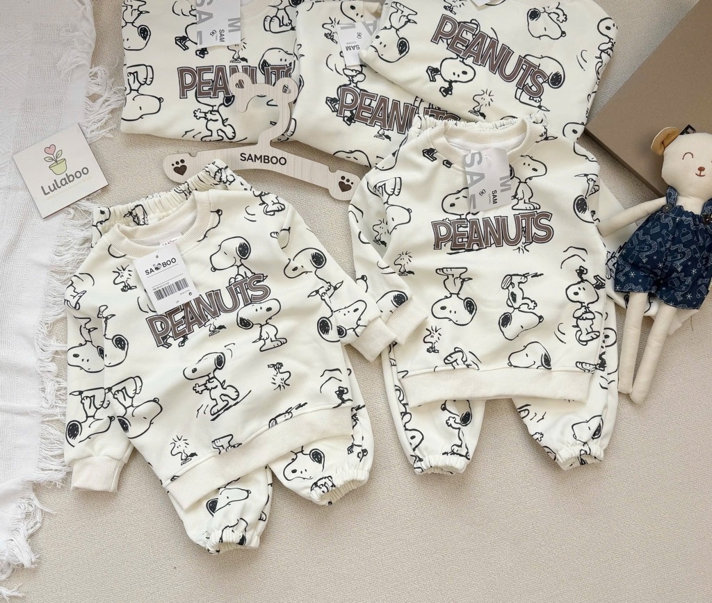 SET DÀI HAI DA CHÚ CHÓ PEANUTS BÉ TRAI