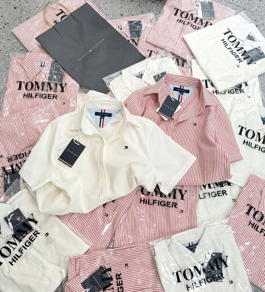 ÁO SƠ MI TUỒN TOMMY 2 MÀU NỮ (TĂNG GIÁ) SẴN