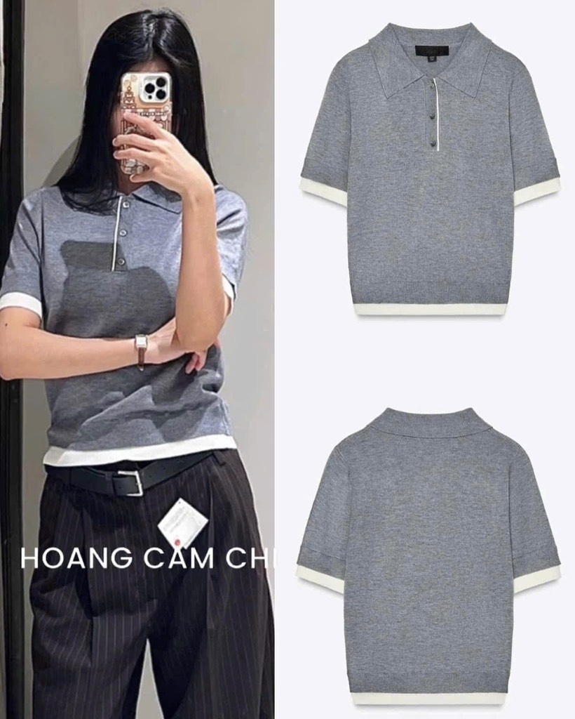 ÁO LEN CỘC XUẤT MÀU XÁM NỮ SẴN