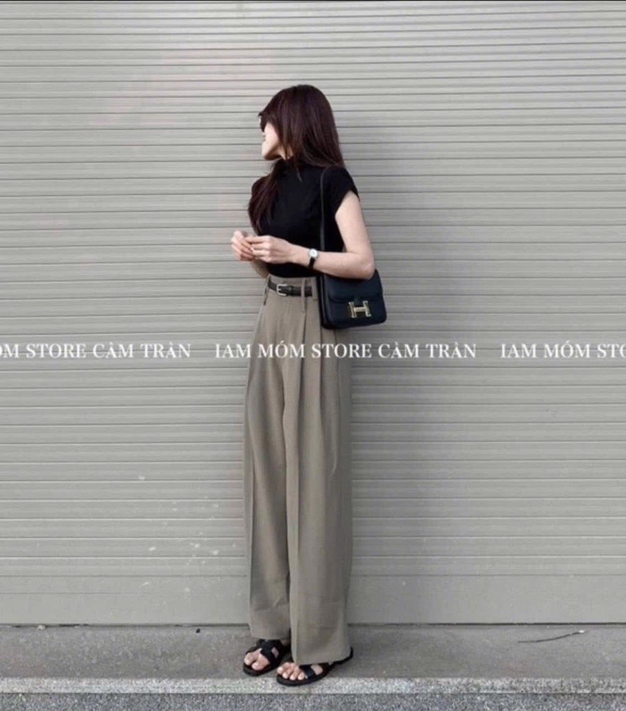 QUẦN SUÔNG XẾP LI 2 MÀU NỮ