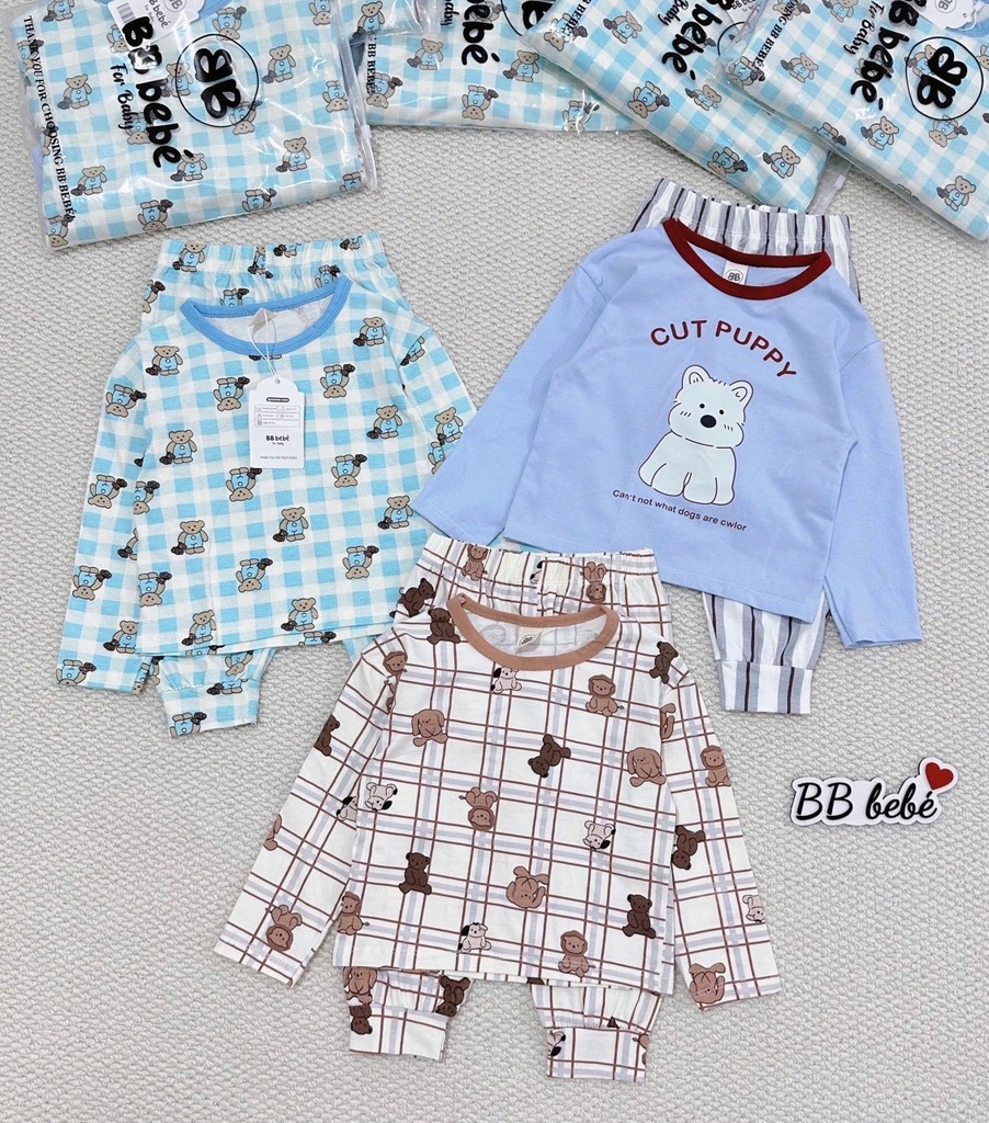 SET 3 BỘ DÀI GẤU HÀN BÉ TRAI HÀN QUỐC SẴN