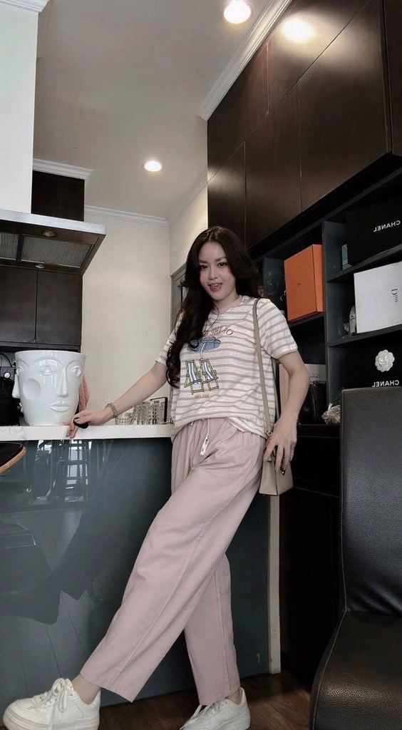 SET BỘ KẺ HỒNG QUẦN DÀI NỮ(XẢ 119k)