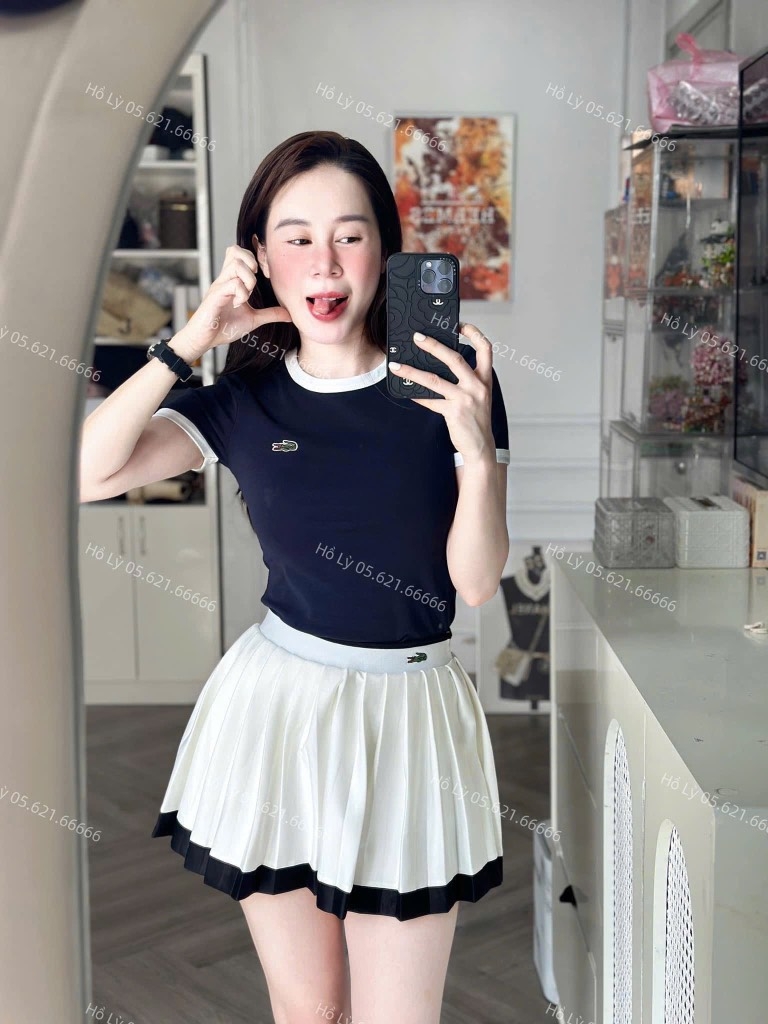 SET ÁO THAN CHÂN VÁY TRẮNG NỮ