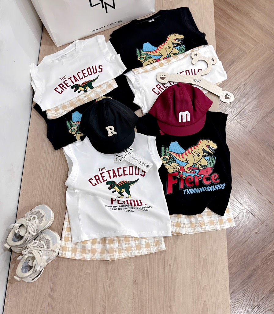 SET 2 BỘ KHỦNG LONG SÁT NÁCH BÉ TRAI