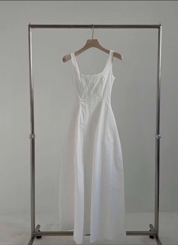 VÁY MAXI SN CỔ U CHẤT THÔ NỮ