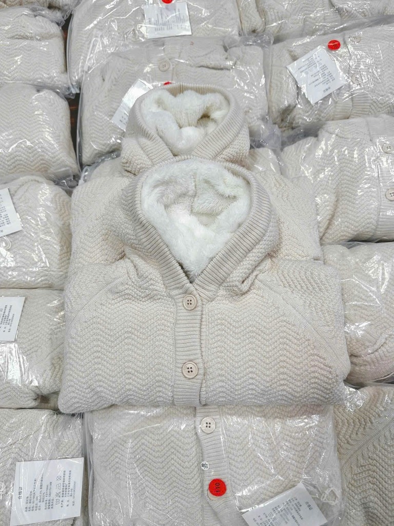 ÁO KHOÁC LEN LÓT LÔNG DÀI TAY BÉ TRAI BÉ GÁI SẴN