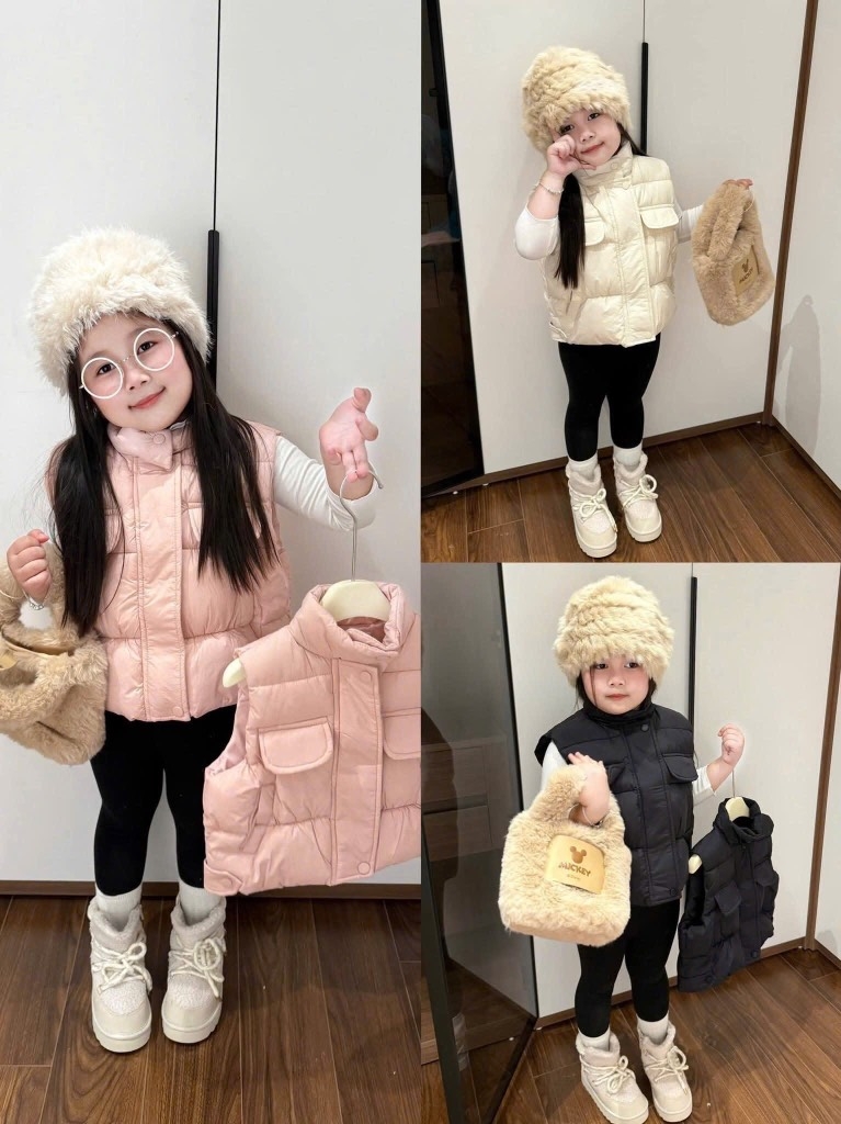 ÁO PHAO TÚI NẮP BÉ