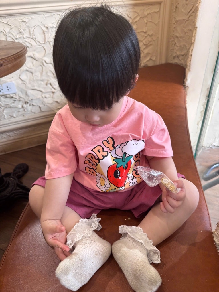 SET 3 BỘ CỘC TAY HOA QUẢ BÉ TRAI BÉ GÁI SẴN (SALE 137k)