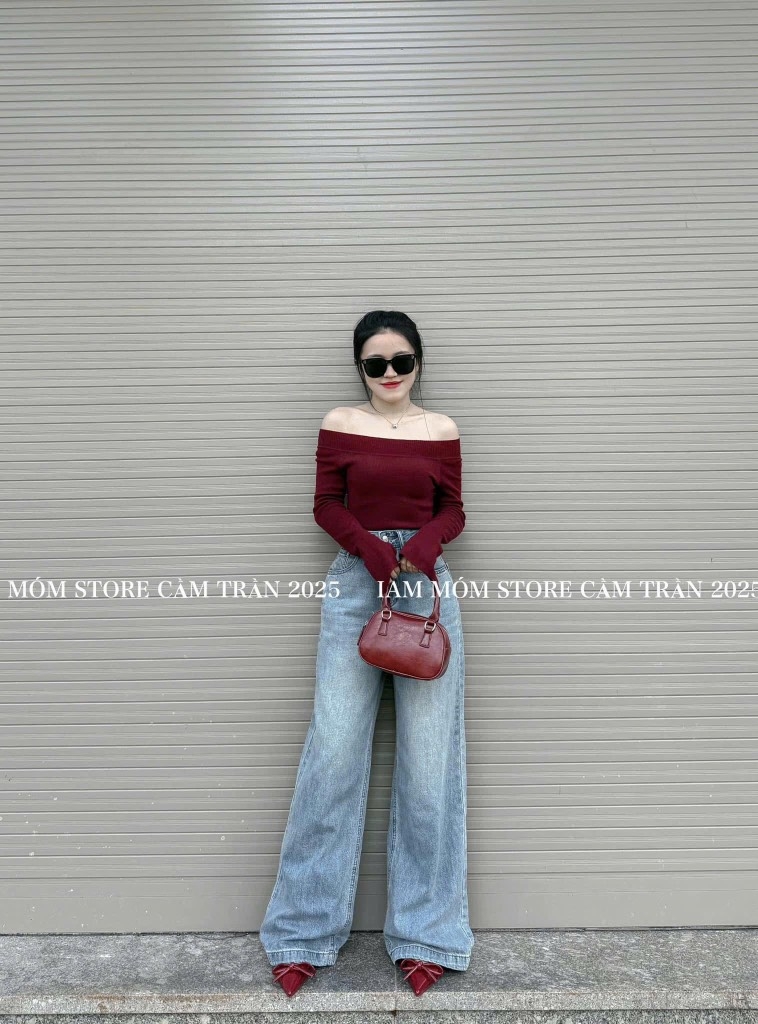 QUẦN JEAN NỮ SUÔNG TÚI VUÔNG MÀU XANH SẴN (xả 89k)