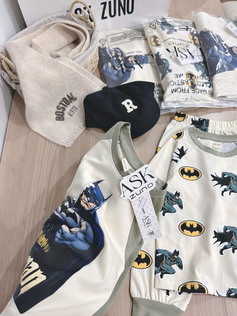 SET 2 BỘ DÀI BATMAN TONE RÊU BÉ TRAI SẴN