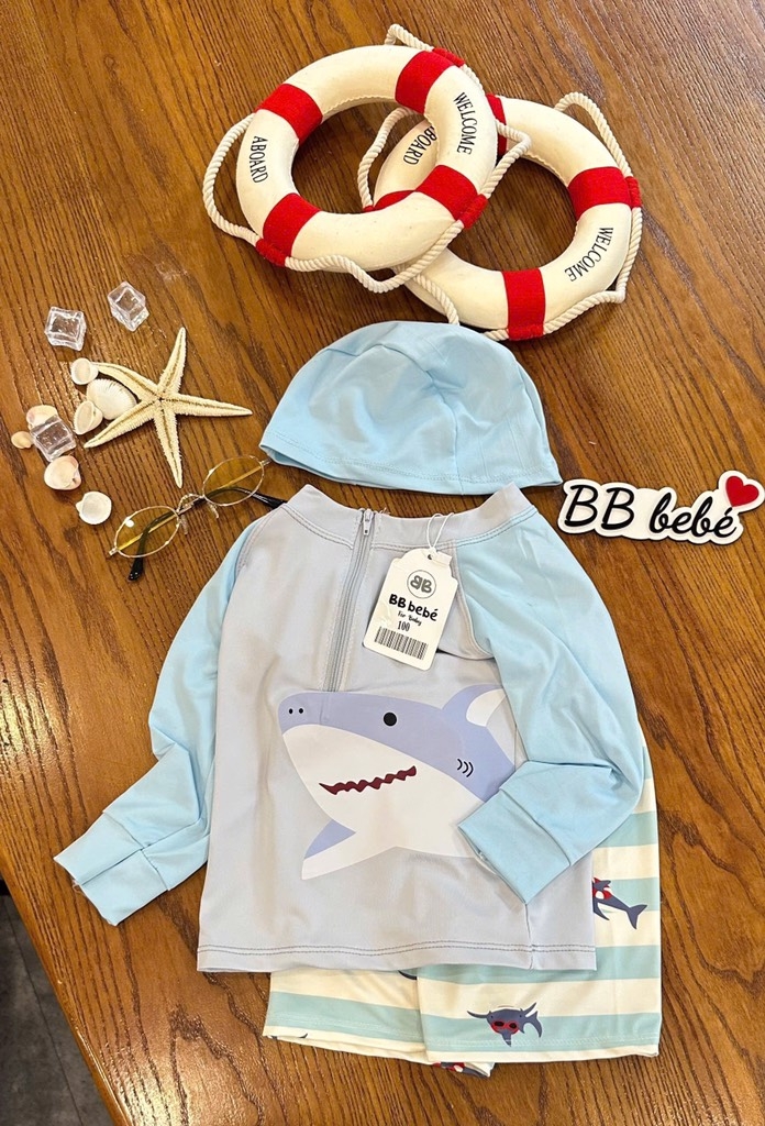 BỘ BƠI CÁ MẬP BÉ TRAI (SALE 49k)