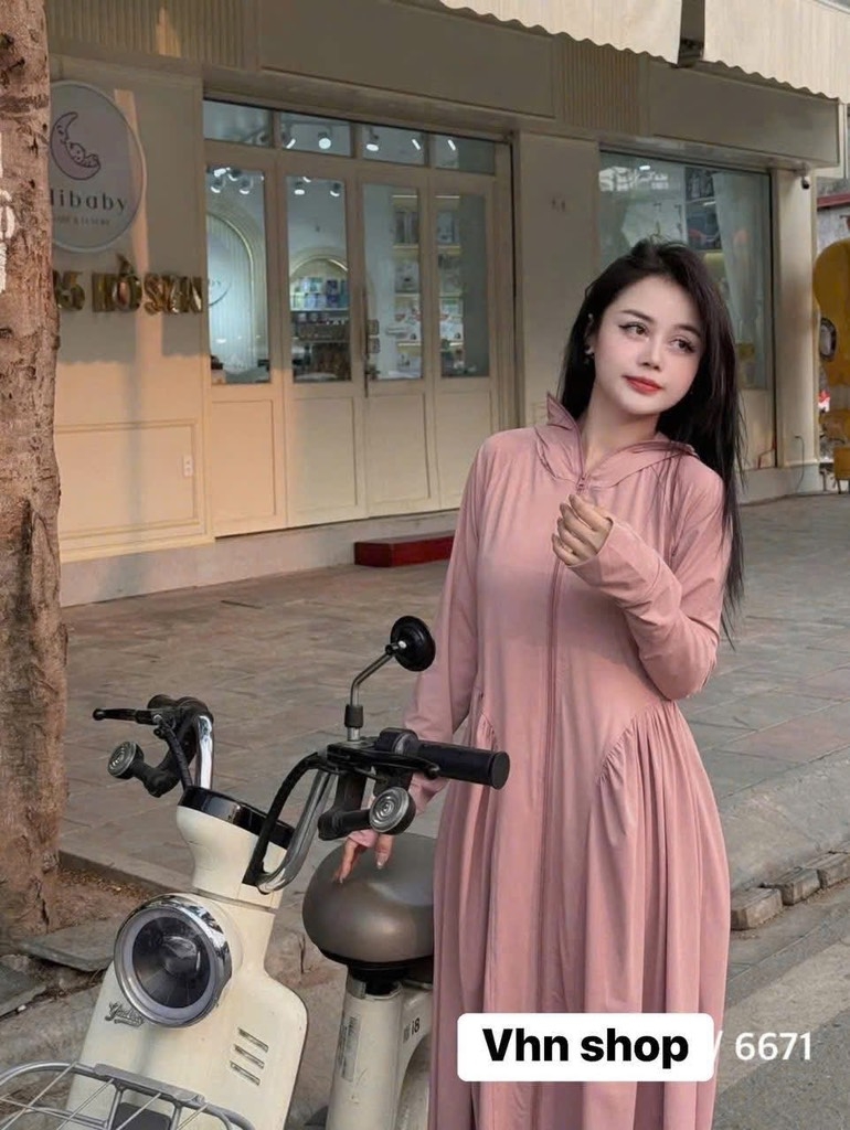 ÁO CHỐNG NẮNG DÁNG DÀI MẪU MỚI NĂM 2025 NỮ SẴN
