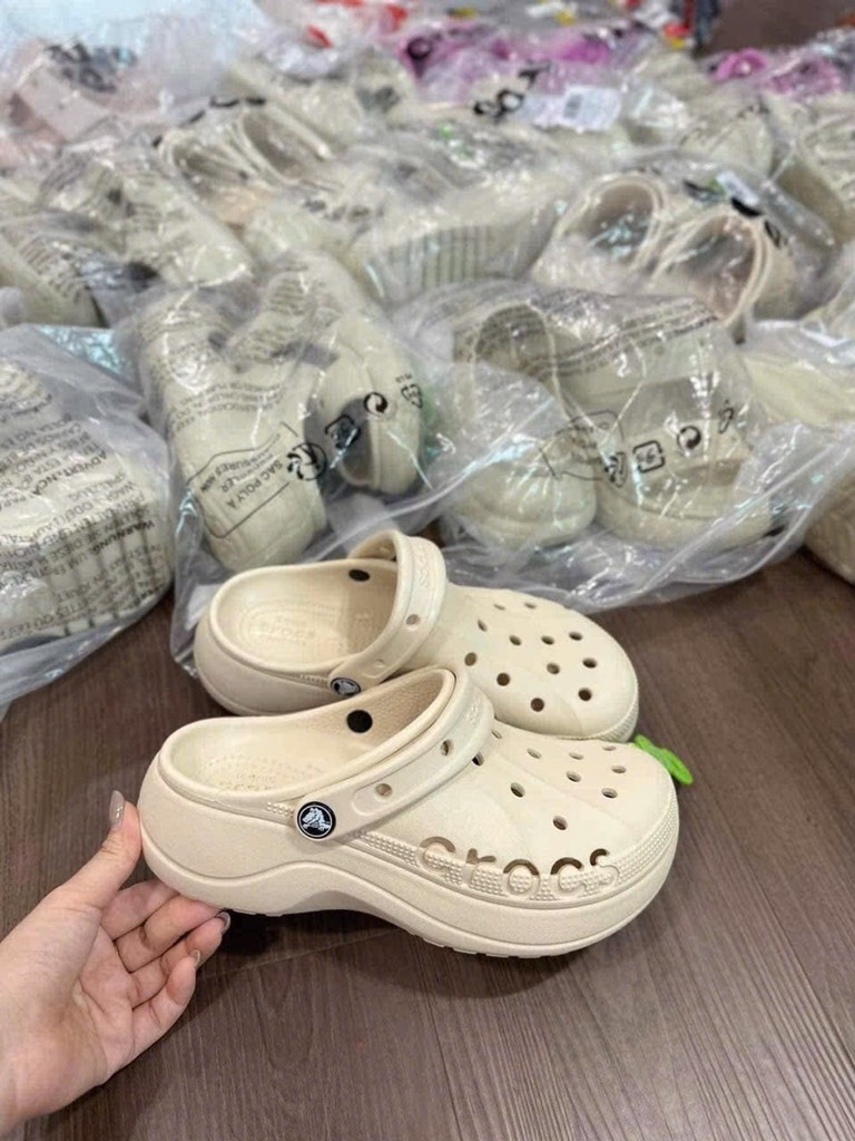 GIÀY DÉP - DÉP CROCS BAYA PLATFORM CLOG
