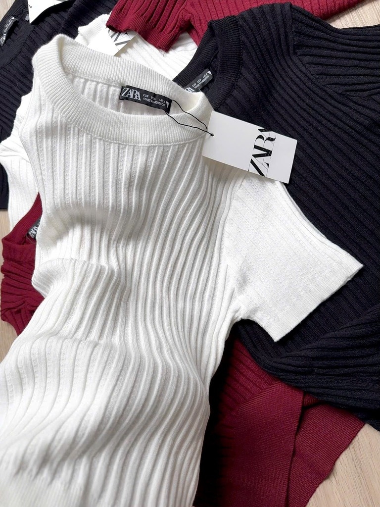 ÁO LEN Z.R 3 MÀU ĐỎ TRẮNG ĐEN NỮ SẴN(XẢ 105k)