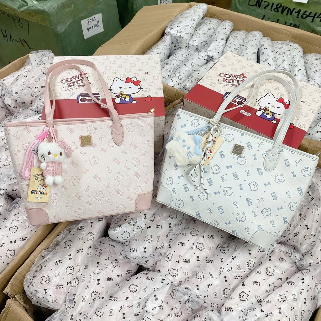 TÚI XÁCH - TÚI HELLO KITTY HỒNG XANH NỮ